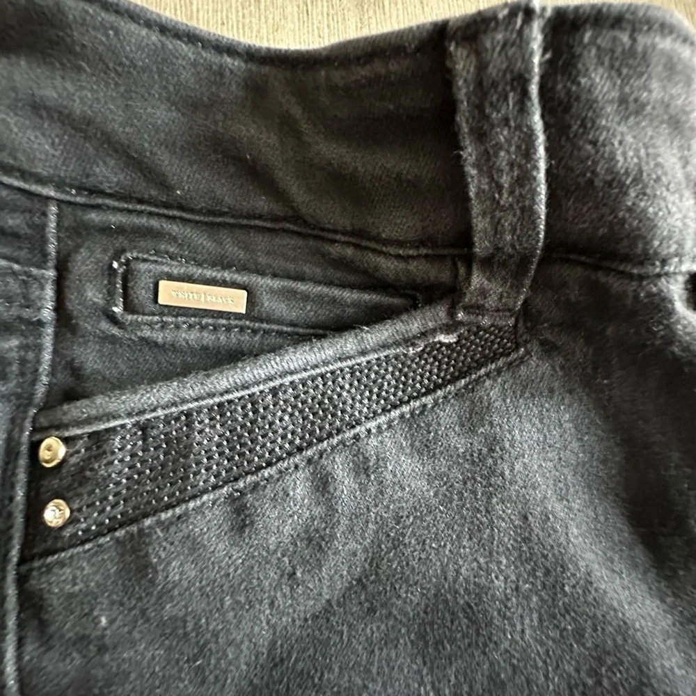White House Black Market Flare Black Jeans